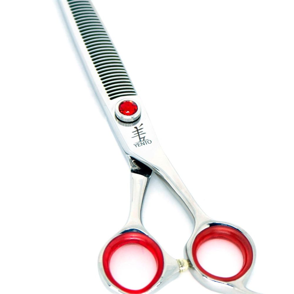 Tesoura SemiDentada Yento Blender 50 Dentes 7" MBS Pro Grooming