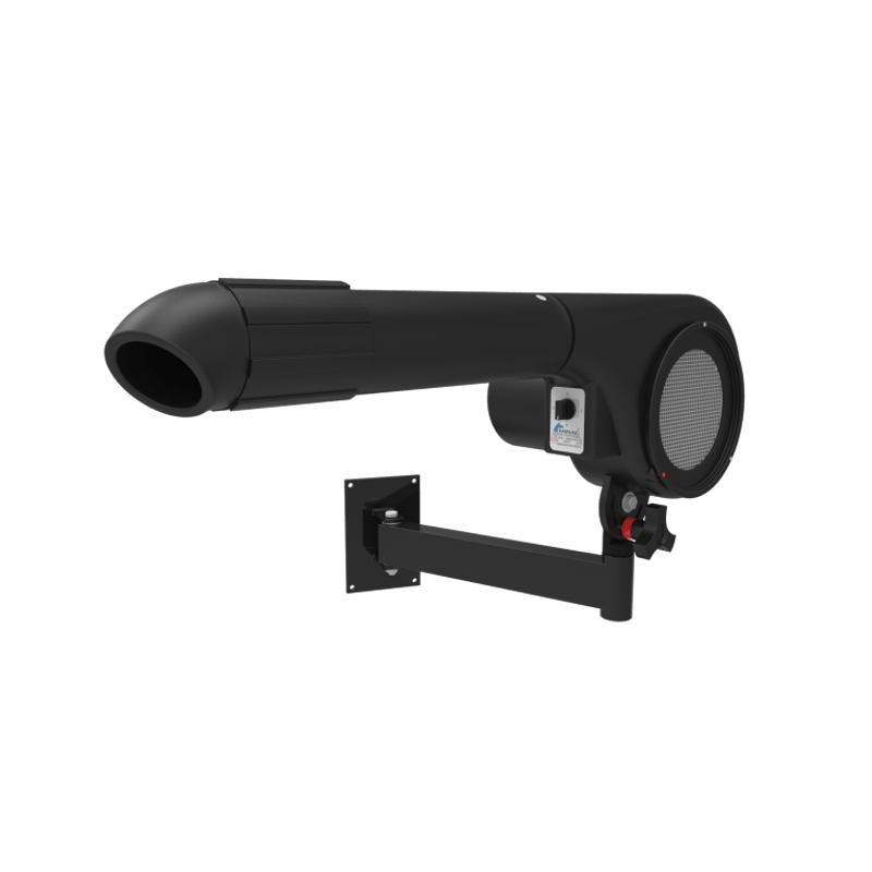 Secador-Profissional-com-Suporte-de-Parede-Minag-Preto