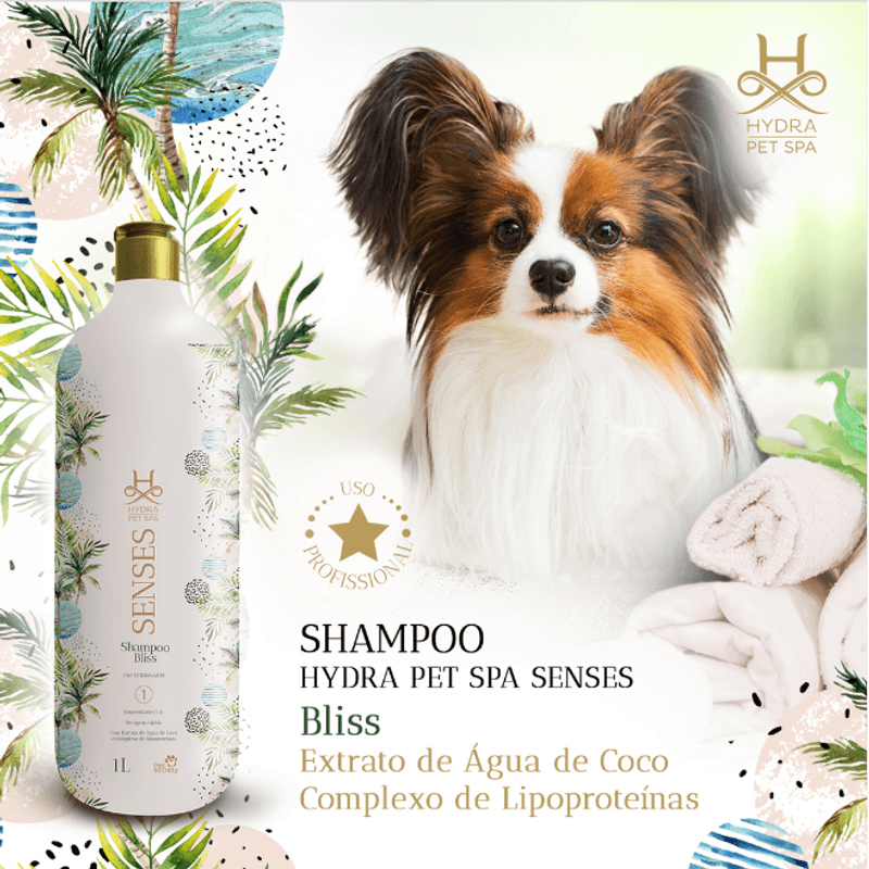 Hydra Pet Spa Senses Shampoo Bliss 1L MBS Pro Grooming